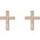 14K Gold and Diamond Cross Earrings at Regard Jewelry in Austin, Texas - Regard Jewelry