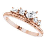Load image into Gallery viewer, 14K Gold Diamond Stackable Ring at Regard Jewelry in Austin, Texas - Regard Jewelry
