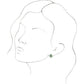 14K Gold Turquoise & .03 CTW Diamond Geometric Earrings at Regard Jewelry in Austin, Texas - Regard Jewelry