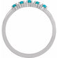 14K Gold Turquoise Stackable Ring At Regard Jewelry in Austin, Texas - Regard Jewelry