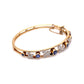 14K Rose Gold Victorian Bangle 1.20tcw Sapphire & .25tcw diamonds, 14.1g at Regard Jewelry in - Regard Jewelry
