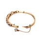 14K Rose Gold Victorian Bangle 1.20tcw Sapphire & .25tcw diamonds, 14.1g at Regard Jewelry in - Regard Jewelry