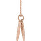 14K White .03 CTW Diamond Angel Wings 16-18" Necklace at Regard Jewelry in Austin, Texas - Regard Jewelry