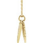 14K White .03 CTW Diamond Angel Wings 16-18" Necklace at Regard Jewelry in Austin, Texas - Regard Jewelry