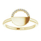 14K White .03 CTW Diamond Stackable Geometric Ring at Regard Jewelry in Austin, Texas - Regard Jewelry