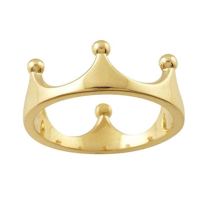 Regard Jewelry - 14K Yellow Gold Crown Ring Regard Jewelry