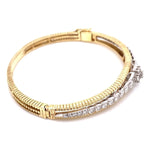 Load image into Gallery viewer, 14K Yellow Gold Marriage Diamond Bangle Bracelet 1.50tcw, 18.4g at Regard Jewelry in Austin, Texas - Regard Jewelry
