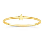 Load image into Gallery viewer, 14K Yellow Gold Star Accent Stackable Ring at Regard Jewelry in Austin, Texas - Regard Jewelry

