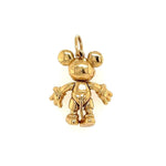 Load image into Gallery viewer, 14K YG Disney Articulating Mickey Mouse Charm Pendant Ruby Eyes 9.5g, 1&quot; at Regard Jewelry in - Regard Jewelry
