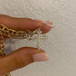 14K YG Open Link Chain with Diamond Cross at Regard Jewelry in Austin, Texas - Regard Jewelry