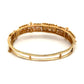 14K YG Victorian Revival Garnet & Seed Pearl Bangle Bracelet at Regard Jewelry in Austin, Texas - Regard Jewelry