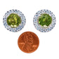 18K Laura M Peridot and Aquamarine Earrings at Regard Jewelry in Austin, Texas - Regard Jewelry