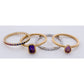 18k Matte Yellow Gold Yumdrop Ring with a Pink Pear Shape Sapphire by Kimberly Collins at Regard - Regard Jewelry