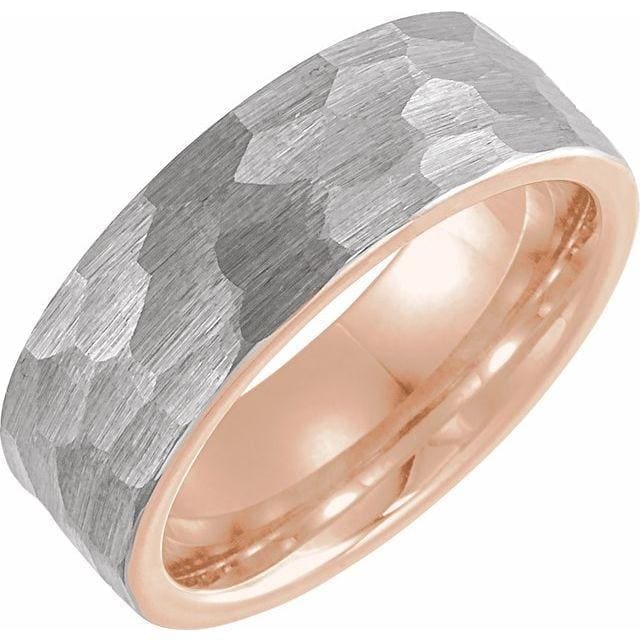 18K Rose Gold PVD Tungsten 8 mm Band at Regard Jewelry in Austin, Texas - Regard Jewelry