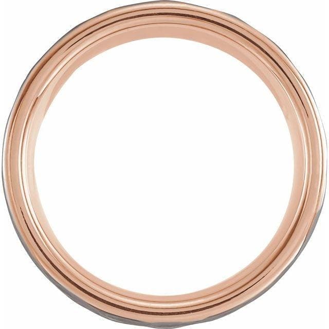18K Rose Gold PVD Tungsten 8 mm Band at Regard Jewelry in Austin, Texas - Regard Jewelry