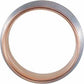 18K Rose Gold PVD Tungsten 8 mm Grooved Band with Satin Finish at Regard Jewelry in Austin, Texas - Regard Jewelry