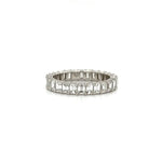 Load image into Gallery viewer, 18k White Gold Emerald Cut Diamond Eternity Band at Regard
