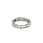 Load image into Gallery viewer, 18k White Gold Emerald Cut Diamond Eternity Band at Regard
