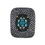 18K White Gold Estate PAOLO COSTAGLI NO HEAT Spinel GIA