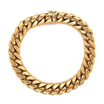 Load image into Gallery viewer, 18k Yellow Gold Cuban Link Bracelet at Regard Jewelry in Austin, Texas - Regard Jewelry
