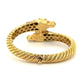 18K YG Double Horse Head Bypass Bracelet 80.6g, .80tcw Diamonds at Regard Jewelry in Austin, Texas - Regard Jewelry