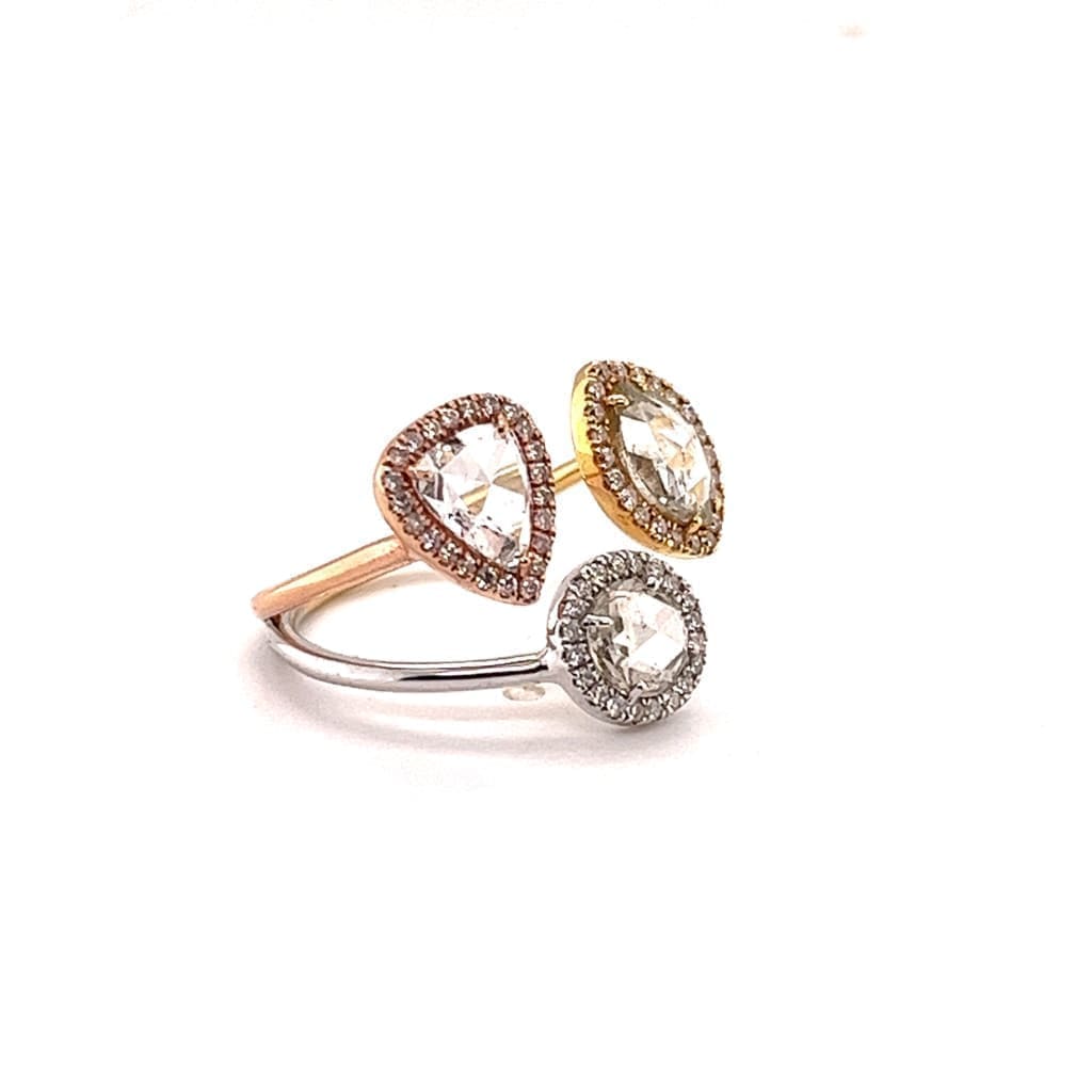 18kt Three-Branch Diamond Ring at Regard Jewelry in Austin, Texas - Regard Jewelry