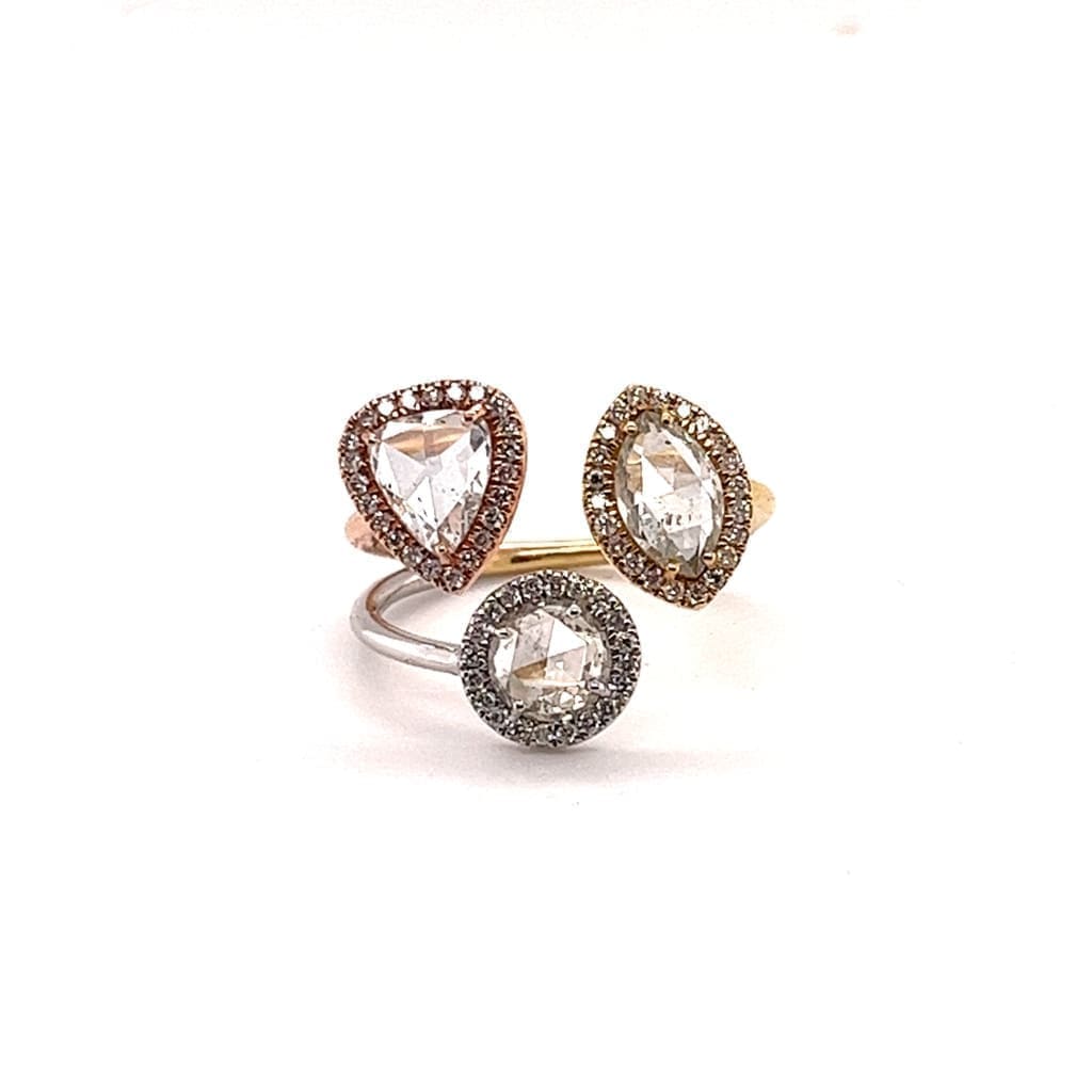 18kt Three-Branch Diamond Ring at Regard Jewelry in Austin, Texas - Regard Jewelry