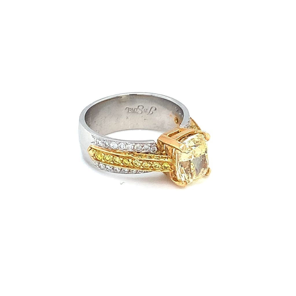 2.52CT YELLOW DIAMOND RING IN AUSTIN, TX. - Regard Jewelry