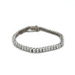 4 CTTW NATURAL DIAMOND HALF BEZEL TENNIS BRACELET IN PLATINUM AT REGARD JEWELRY IN AUSTIN, TEXAS - Regard Jewelry