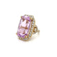 40ct Kunzite and Diamond Ring at Regard Jewelry in Austin, TX - Regard Jewelry