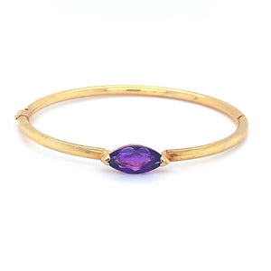 6.06CT AMETHYST BRACELET SET IN 14K YELLOW GOLD AT REGARD JEWELRY IN AUSTIN, TX. - Regard Jewelry