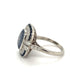 6.11ct Blue Purple No Heat Sapphire GIA Estate Platinum Ring at Regard Jewelry in Austin, Texas - Regard Jewelry
