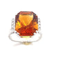 7CT CITRINE RING SET IN 14K YELLOW GOLD & DIAMONDS IN AUSTIN, TX. - Regard Jewelry