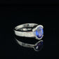 .90 CT TANZANITE WITH ACCENT DIAMONDS SET IN 18 KARAT WHITE GOLD AT REGARD JEWELRY IN AUSTIN, TEXAS - Regard Jewelry