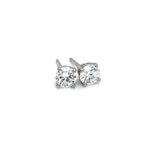 Load image into Gallery viewer, .96 CTTW NATURAL DIAMOND STUDS SET IN 14K WHITE GOLD AT REGARD JEWELRY IN AUSTIN, TX. - Regard Jewelry
