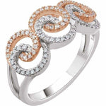 Load image into Gallery viewer, Accented Swirl Ring at Regard Jewelry in Austin, Texas - Regard Jewelry
