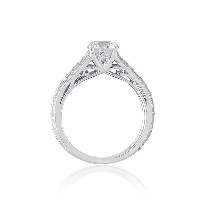 Amazing Filigree Engagement Ring by Ron Rosen at Regard Jewelry in Austin, Texas - Regard Jewelry
