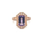 Amethyst Antique Style Ring with Accent Diamonds at Regard Jewelry in Austin, Texas - Regard Jewelry