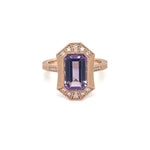 Load image into Gallery viewer, Amethyst Antique Style Ring with Accent Diamonds at Regard Jewelry in Austin, Texas - Regard Jewelry
