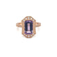 Amethyst Antique Style Ring with Accent Diamonds at Regard Jewelry in Austin, Texas - Regard Jewelry