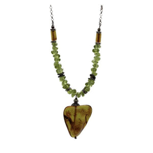 BALTIC AMBER WITH PERIDOT NECKLACE AT REGARD JEWELRY IN AUSTIN, TEXAS - Regard Jewelry