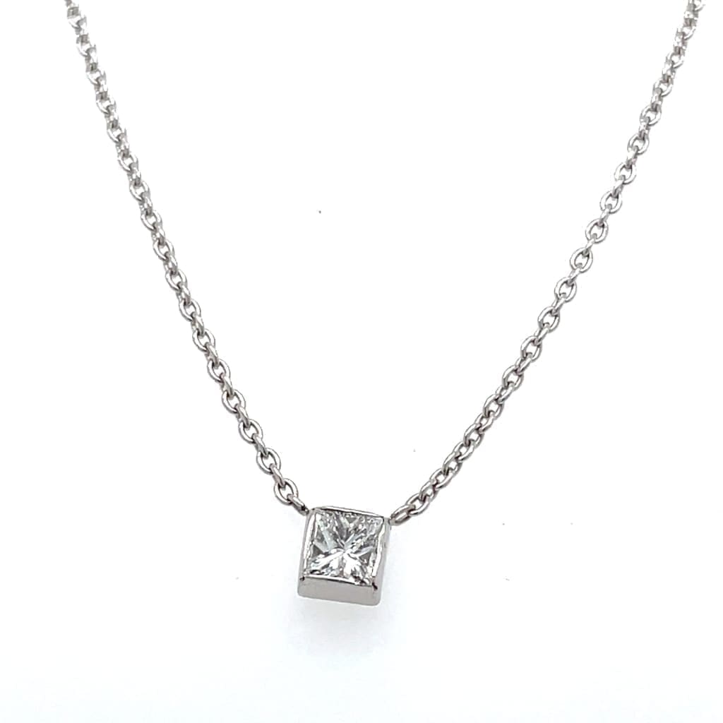 14 Kt Yellow Gold 0.30 Ct Solitaire Diamond Necklace – J'evar