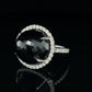 BLACK SPINEL AND DIAMONDS SET IN 18 KARAT RING AT REGARD JEWELRY IN AUSTIN, TEXAS - Regard Jewelry