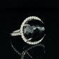 BLACK SPINEL AND DIAMONDS SET IN 18 KARAT RING AT REGARD JEWELRY IN AUSTIN, TEXAS - Regard Jewelry