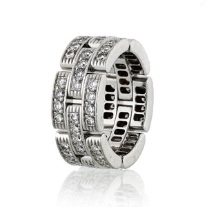Cartier Vintage Diamond Maillon Ring at Regard Jewelry in Austin, Texas - Regard Jewelry