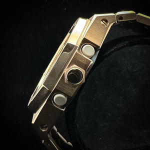 Casio G-Shock Royal Oak Conversion - Full Bracelet, Pink/Gold Dial (GM-AS2100-4A Base) at Regard Jewelry in Austin, Texas - Regard Jewelry
