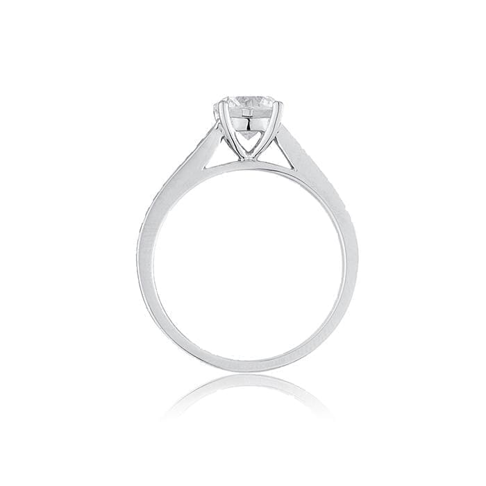 Channel Set Diamond Engagement Ring by Ron Rosen at Regard Jewelry in Austin, Texas - Regard Jewelry