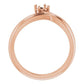 Cross Over Solitaire Ring at Regard Jewelry in Austin, Texas - Regard Jewelry