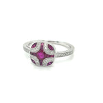 Load image into Gallery viewer, Designer Ruby and Diamond Ring at Regard Jewelry in Austin, Texas - Regard Jewelry
