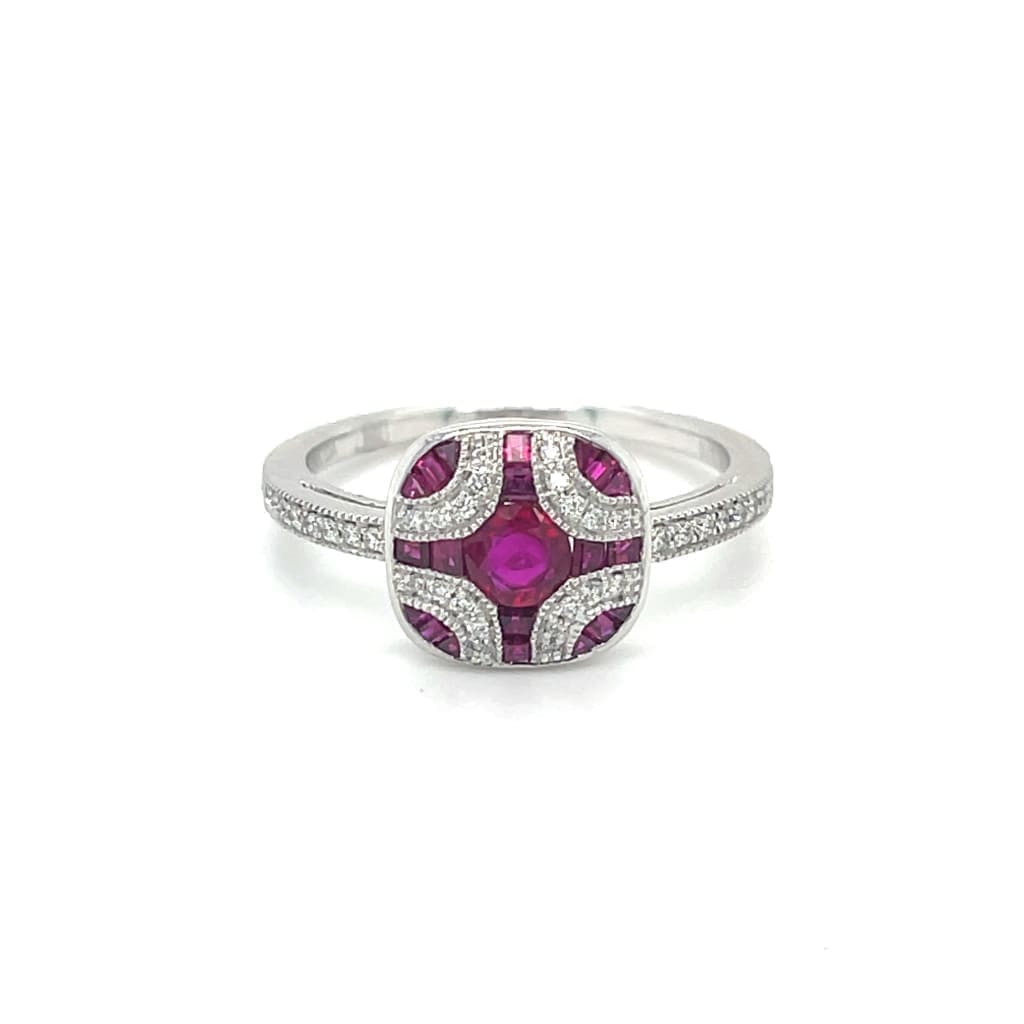 Designer Ruby and Diamond Ring at Regard Jewelry in Austin, Texas - Regard Jewelry